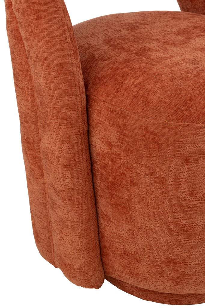 3Accent Stoel Textiel Oranje Roest