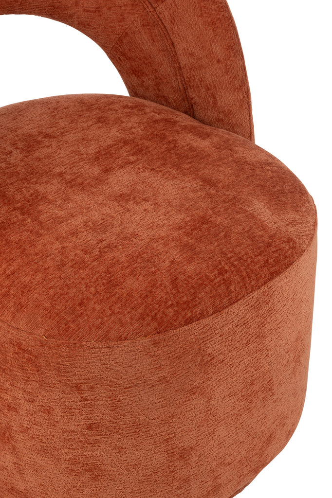 3Accent Stoel Textiel Oranje Roest