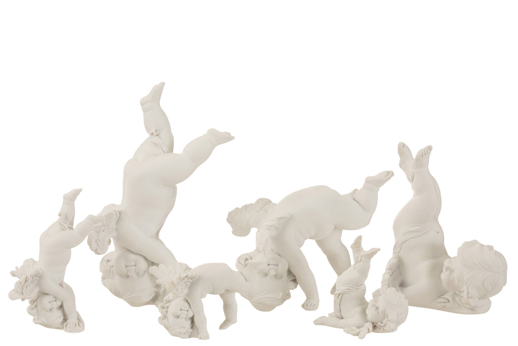 Angel Gymnastics Poly Wit Groot Assortiment Van 3