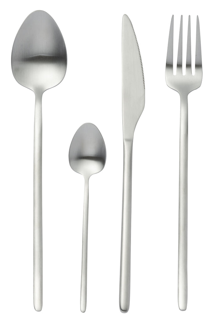Bestekdoos C 24-delig RVS Mat Zilver