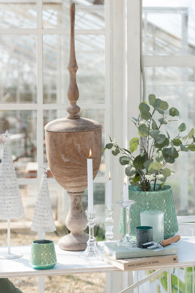 Kandelaar Klassiek Glas Transparant Groot