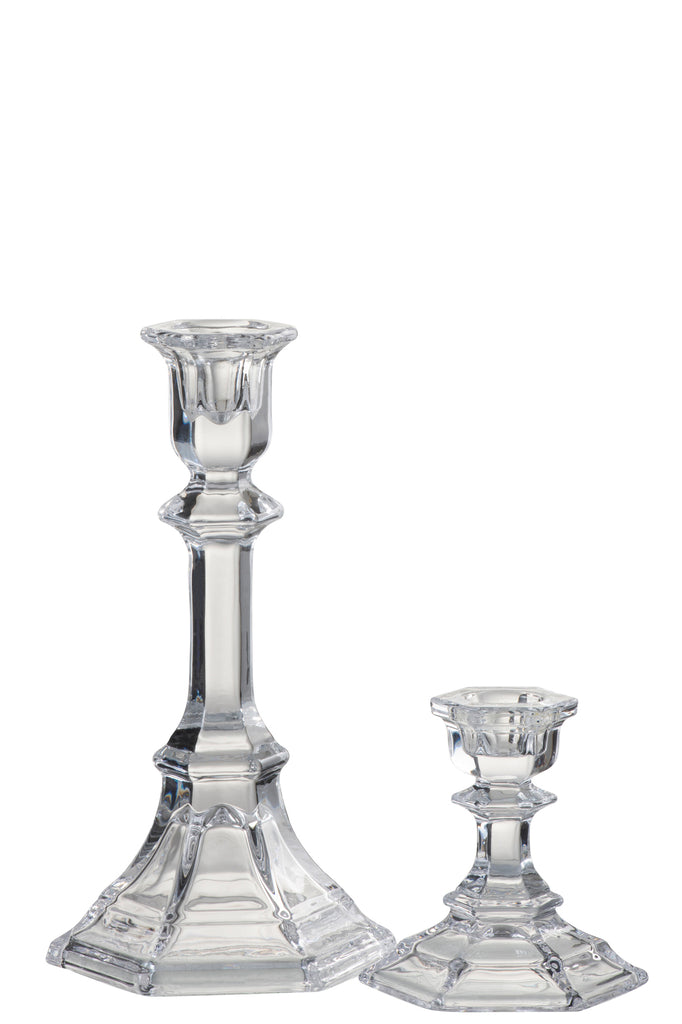 Kandelaar Klassiek Glas Transparant Groot