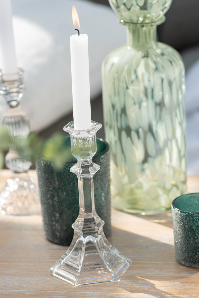 Kandelaar Klassiek Glas Transparant Groot