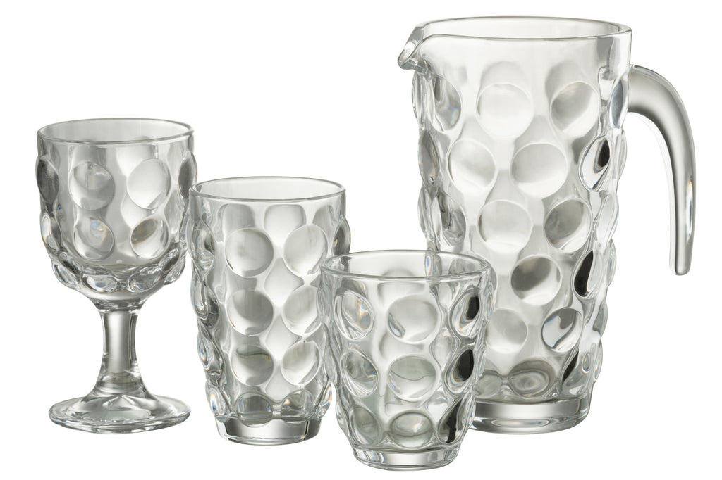 Karaf Loep Glas Transparant