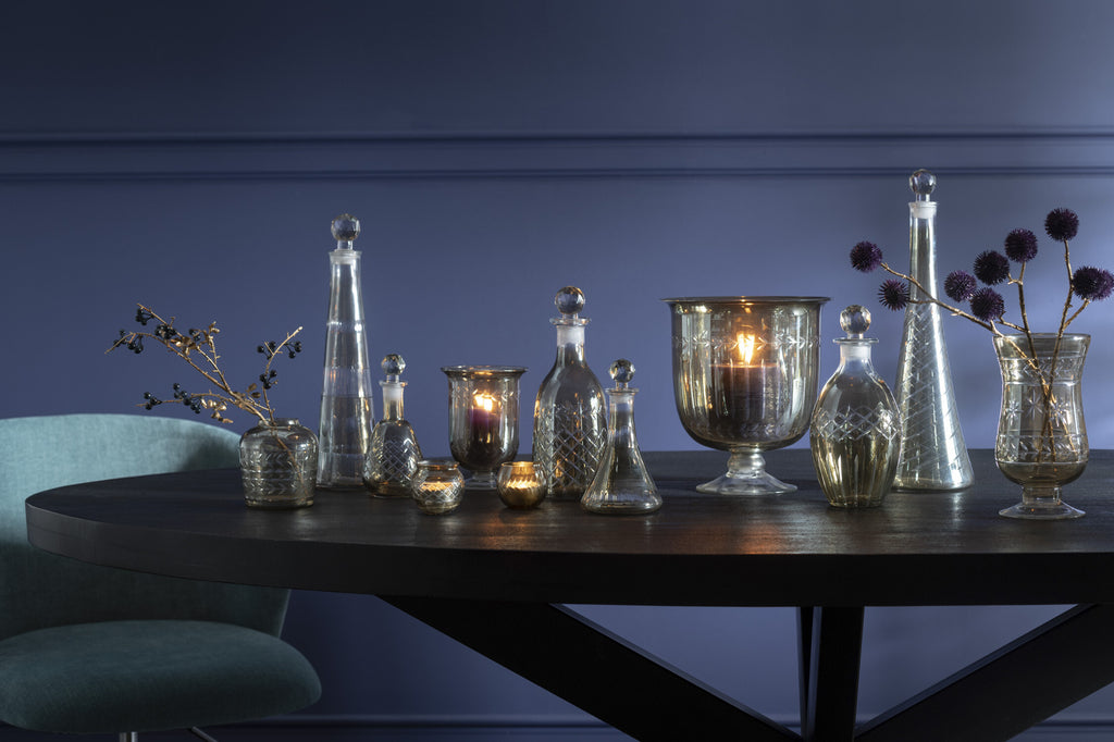 Karaf Motieven Glas Rook