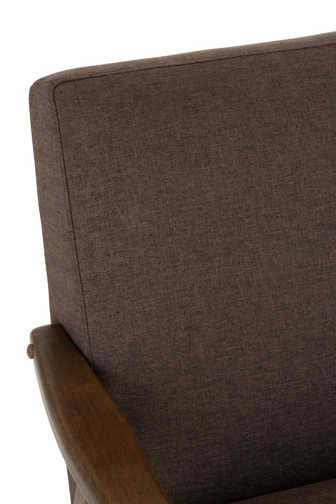 Stoel Armleuning Vintage Hout Bruin