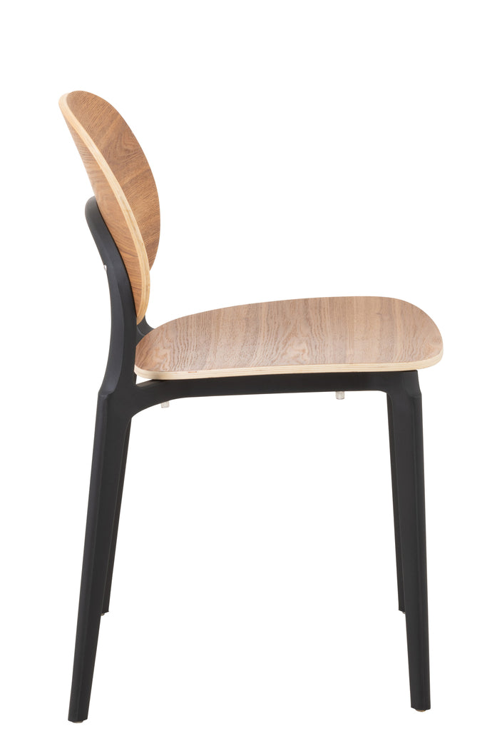 Stoel Basic Polyester/Fineer Naturel