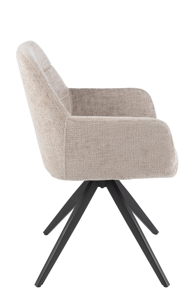 Stoel Louna Iron/Acryl Donkergrijs