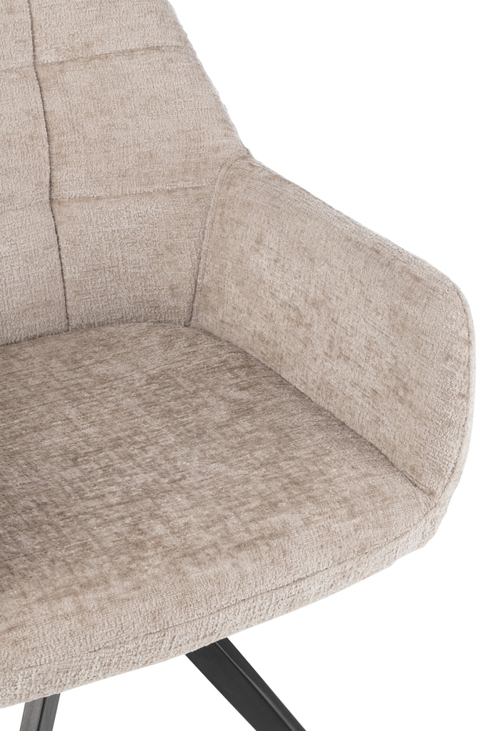 Stoel Louna Iron/Acryl Donkergrijs