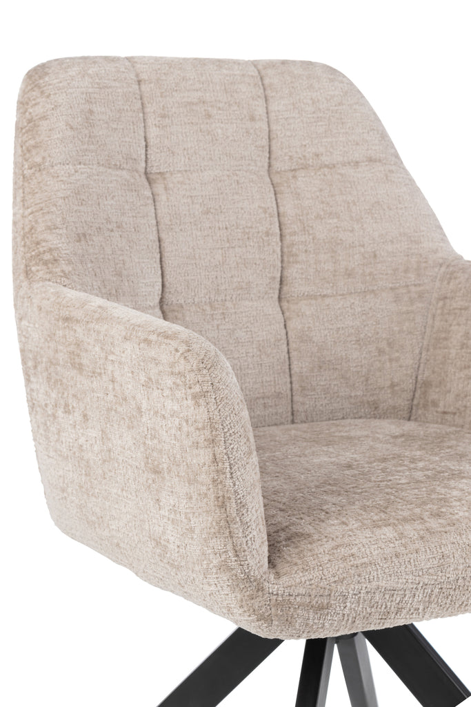 Stoel Louna Iron/Acryl Donkergrijs