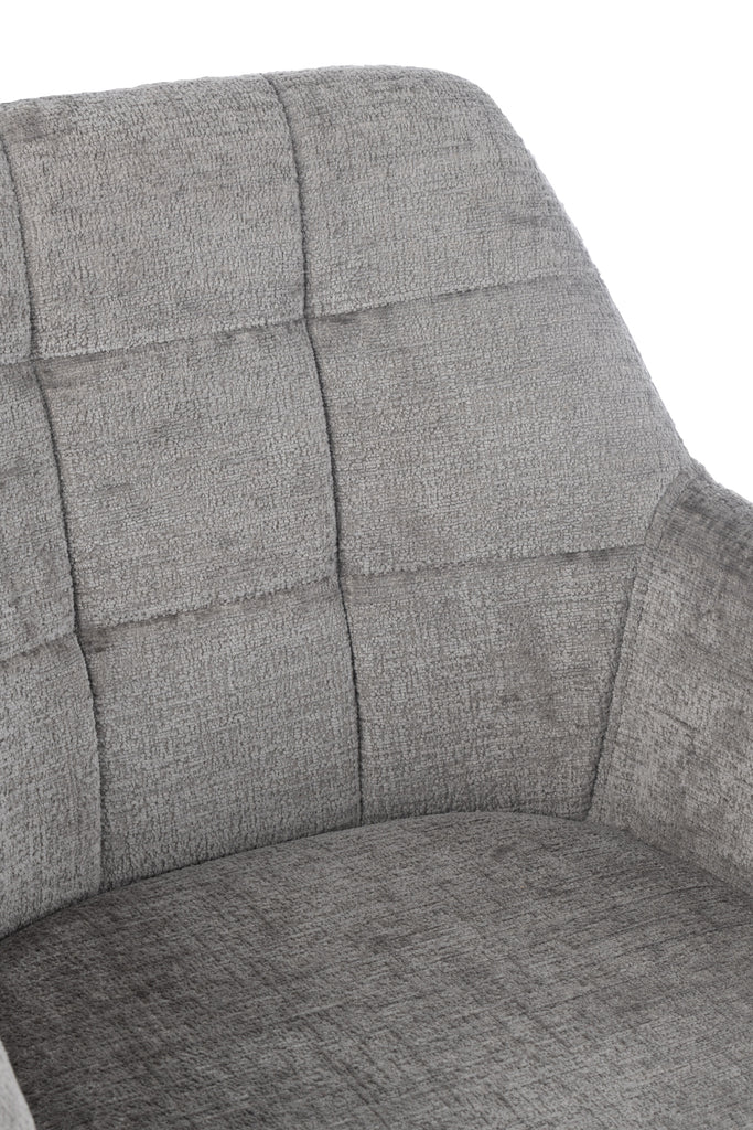 Stoel Louna Iron/Acryl Grijs