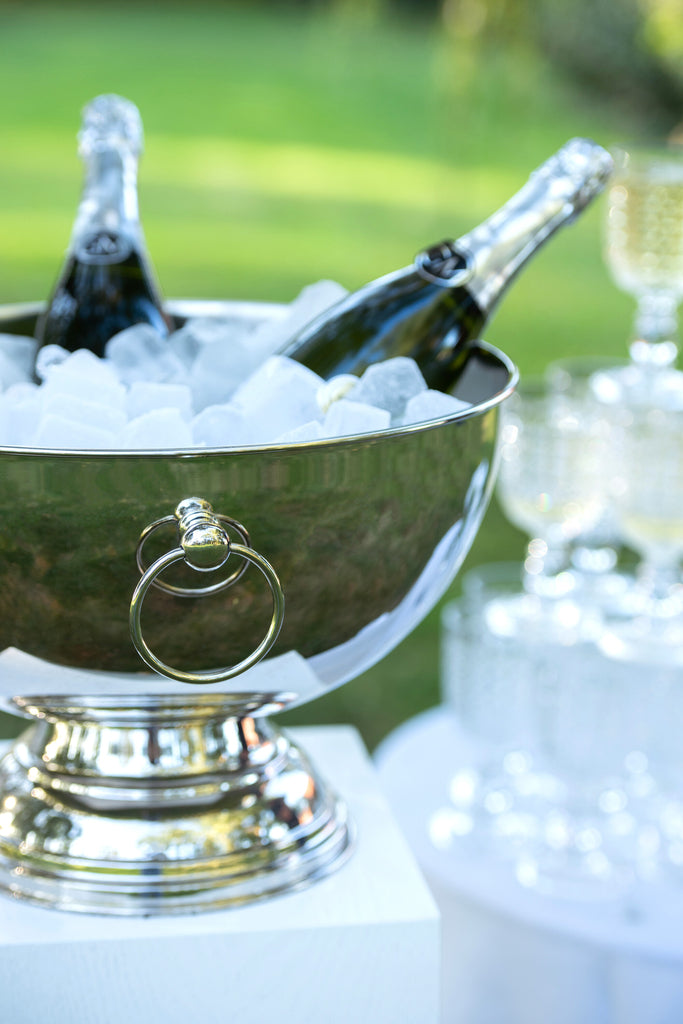 Champagne coupe zilver