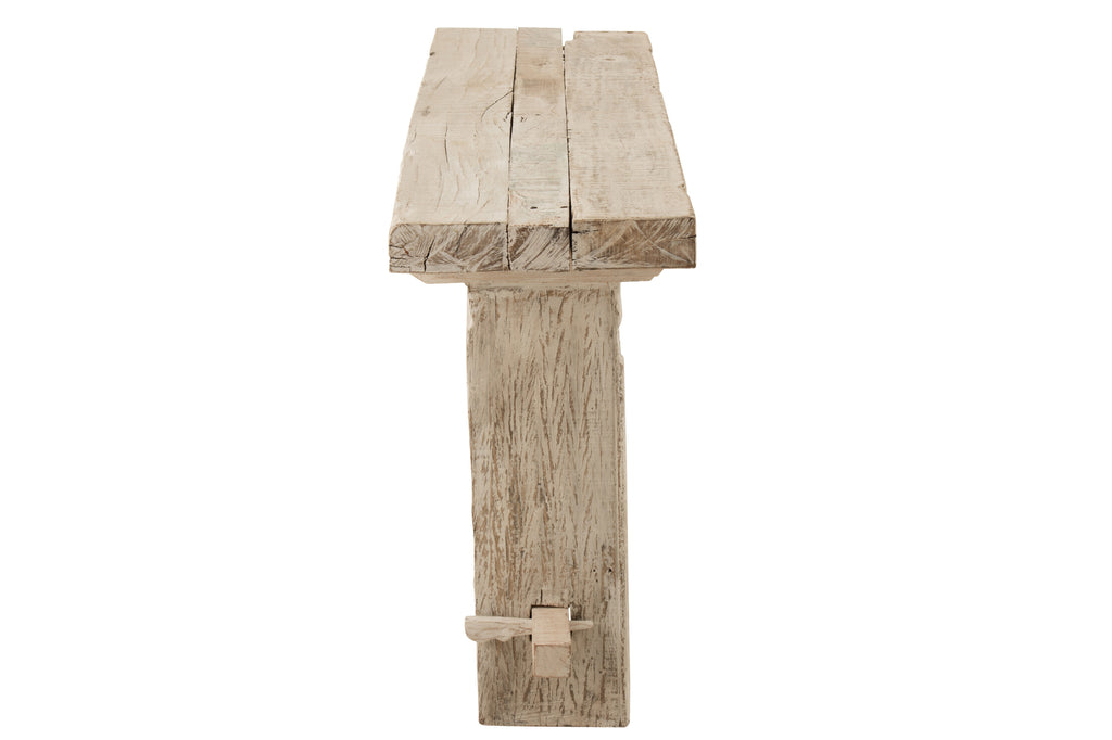 Console Brut Gerecycled Hout White Wash