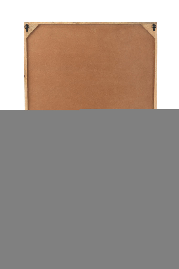 Kast 10 Laden Motieven Hout Beige