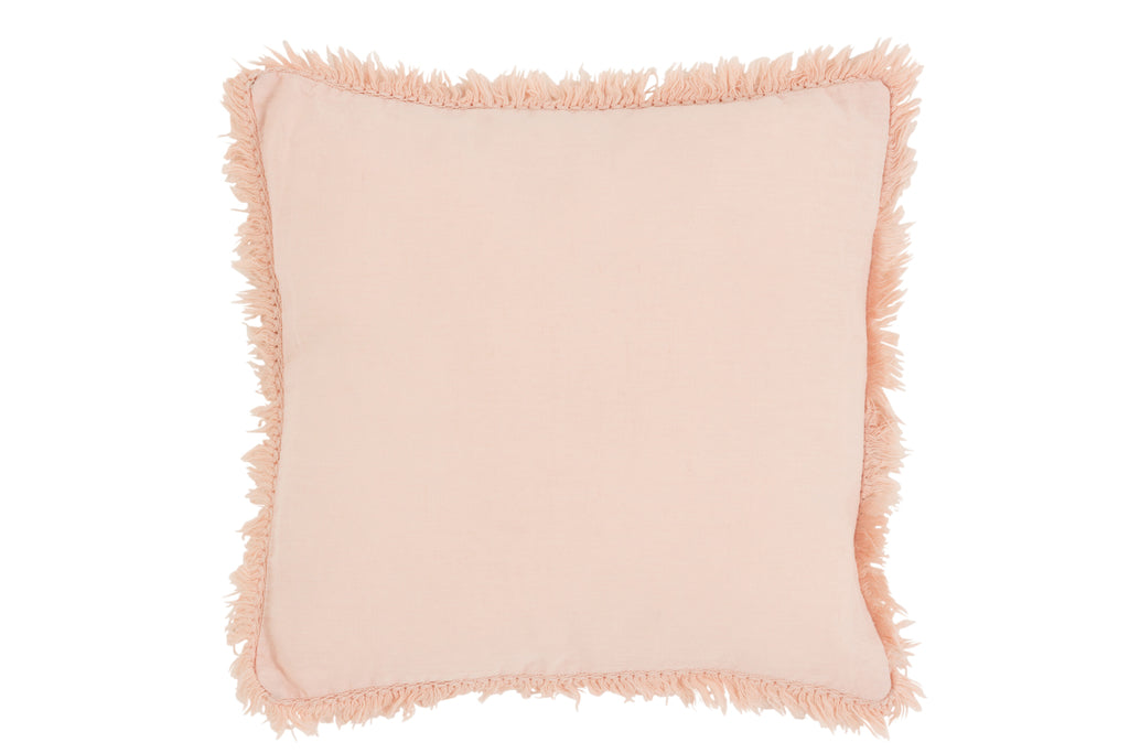Kussenrand Lang Katoen/Linnen Roze