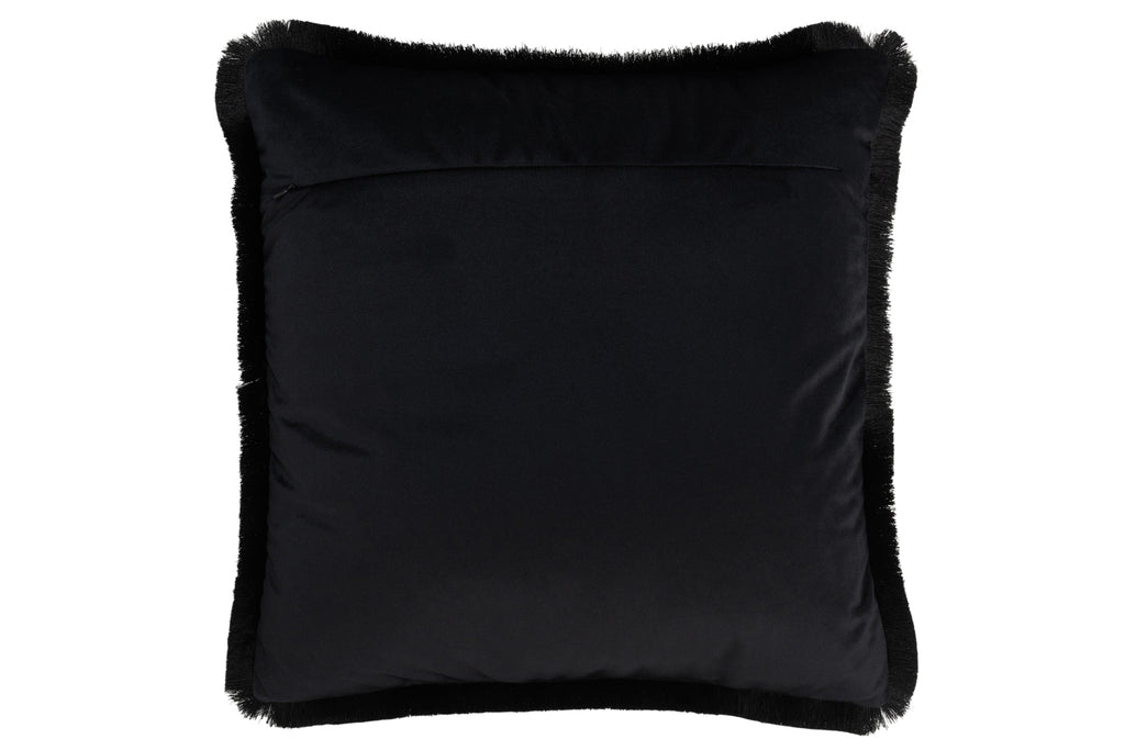 Kussen Alpha Square Polyester Zwart