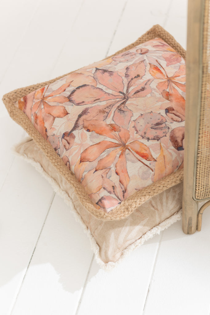 Kussen Tuin Polyester Beige/Groen