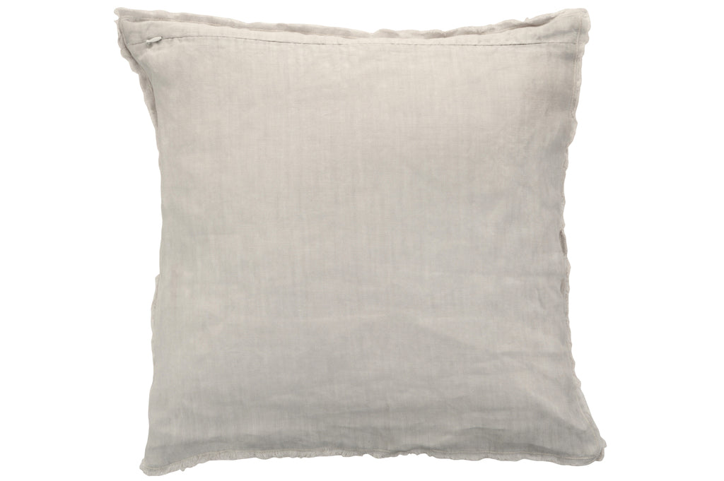 Kussen Stonewashed Linnen Lichtgrijs