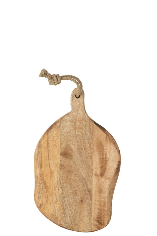Snijplank Ovaal Organisch Hout Klein