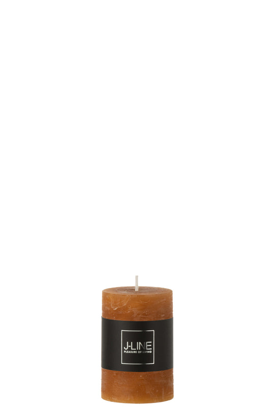 Cilinderkaars Karamel S18h