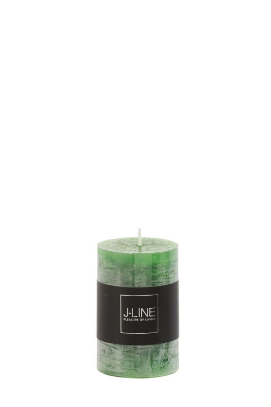 Cilinderkaars Licht Groen S18h