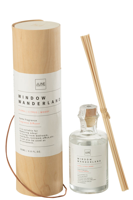 Diffuser Rond Raam Wanderland Transparant Groot