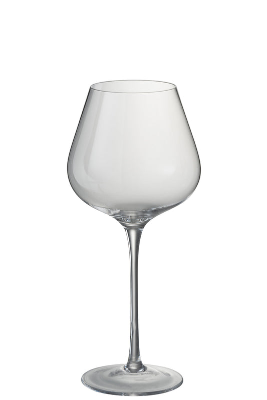 Drinkglas Breed Wit Wijn Kristalglas Transparant