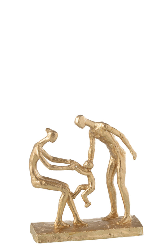 Familie Holding Kind Hars Goud