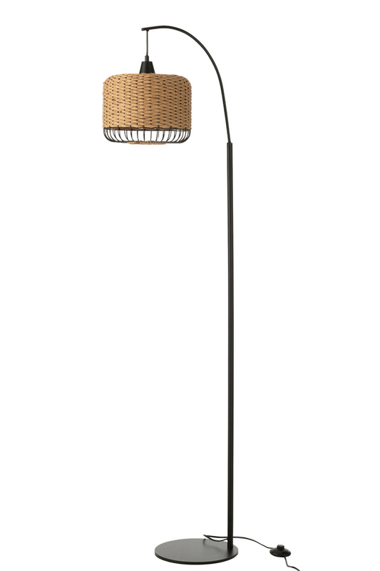 Staande lamp Lantaarn Metaal Natuurlijk