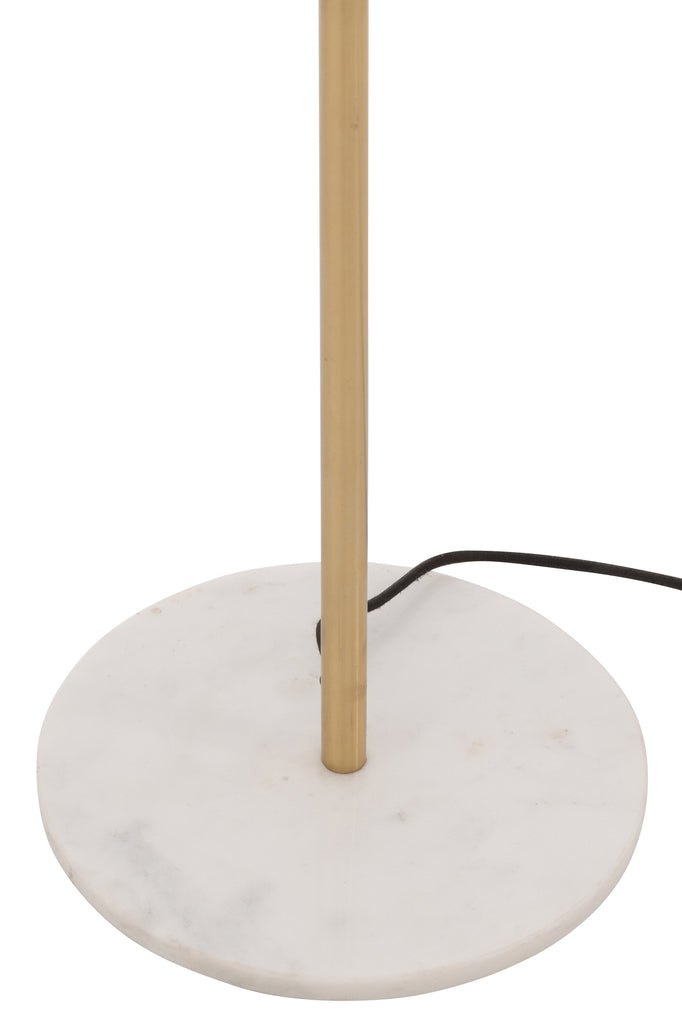 Staande lamp Metaal/Marmer Goud