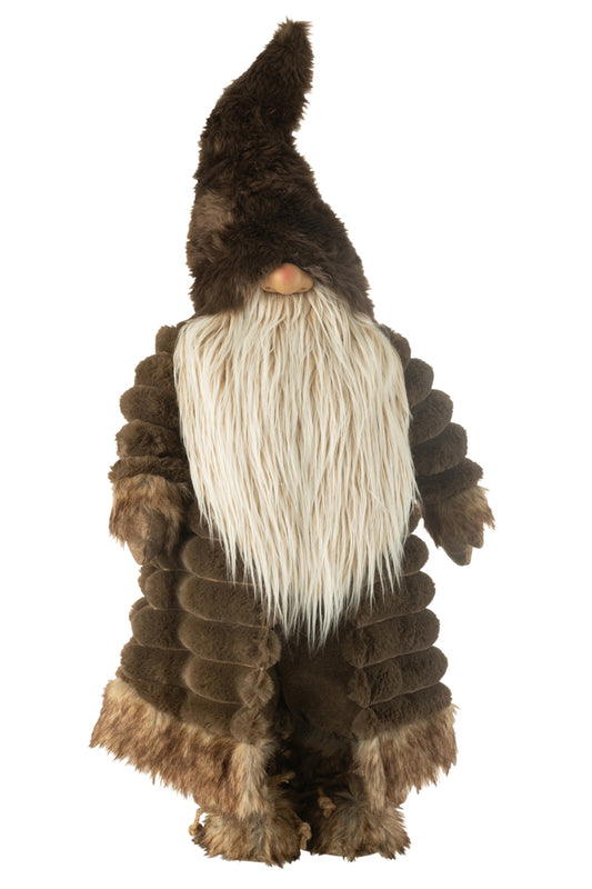 Gnome Forest Textiel Bruin Groot