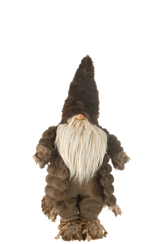 Gnome Forest Textiel Bruin Klein