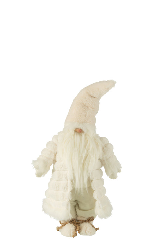 Gnome Gewatteerde Jas Textiel Crème/Bruin Klein