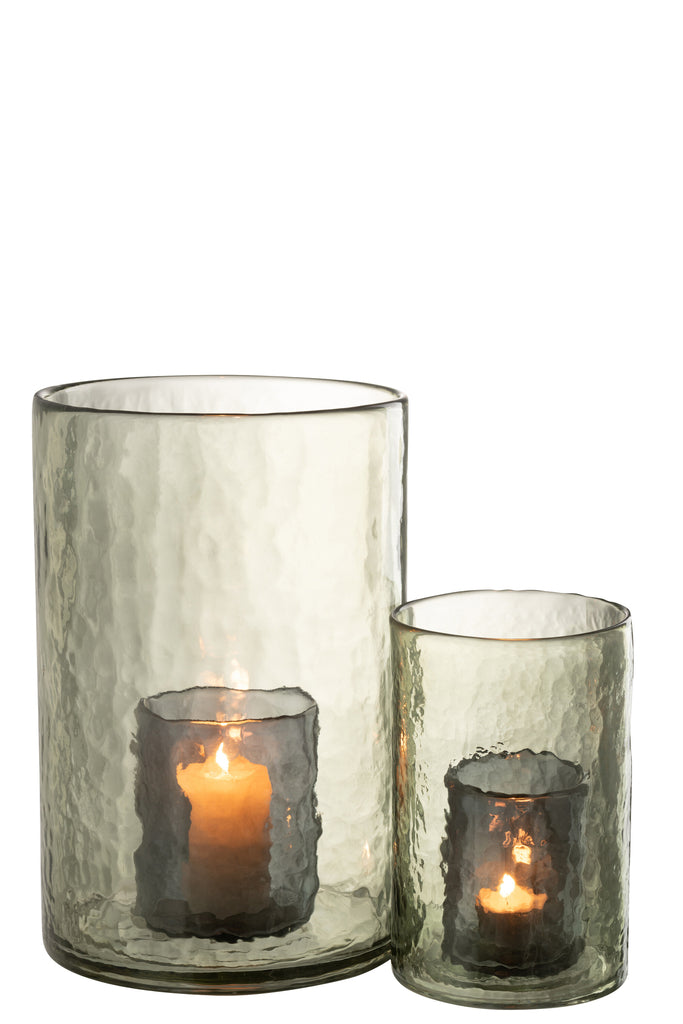 Orkaan Dubbel Glas Groen Groot
