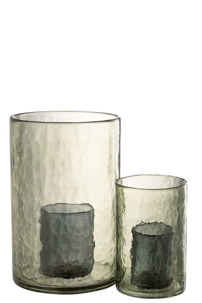 Orkaan Dubbel Glas Groen Groot