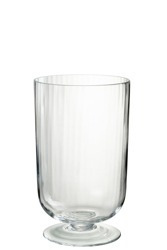 Orkaan op voetlijnen glas transparant