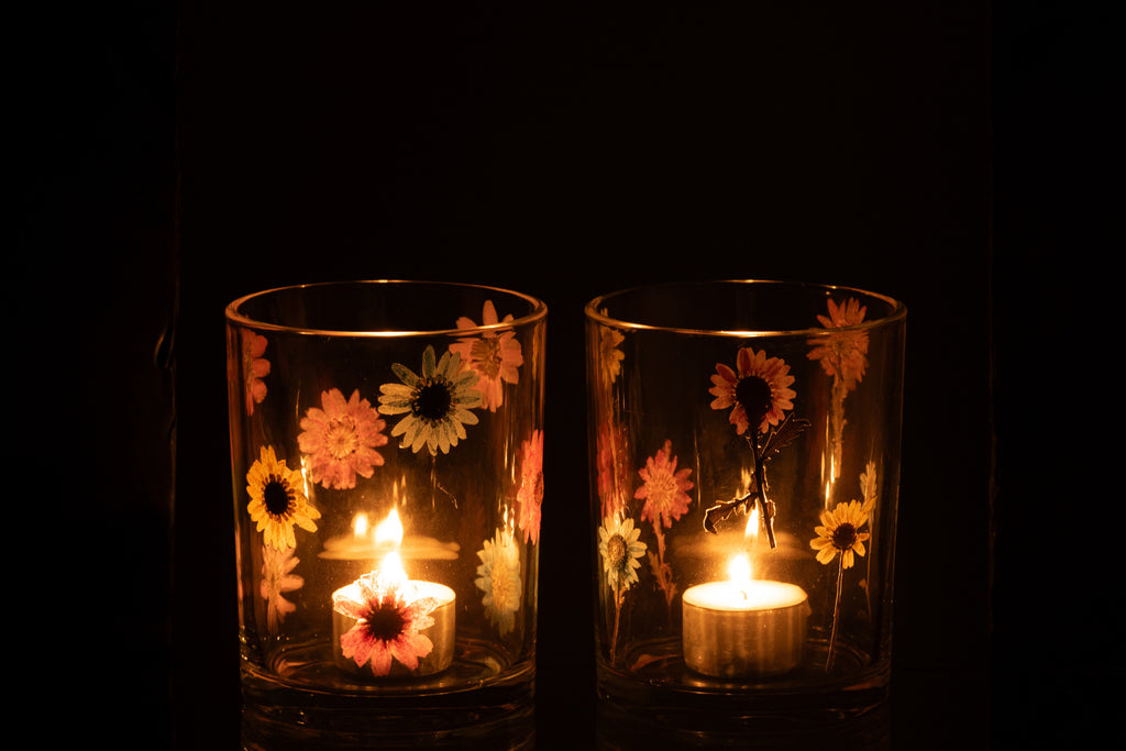 Hurricane Posy Grote Glazen Mix Assortiment Van 2