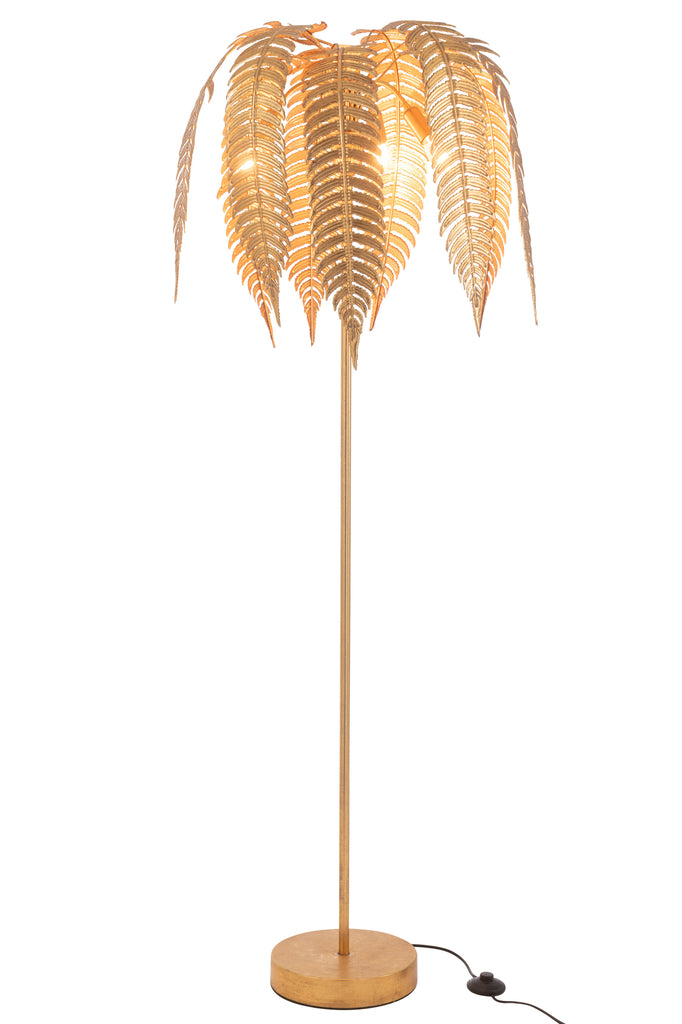 Lamp Leafs Metaal Goud