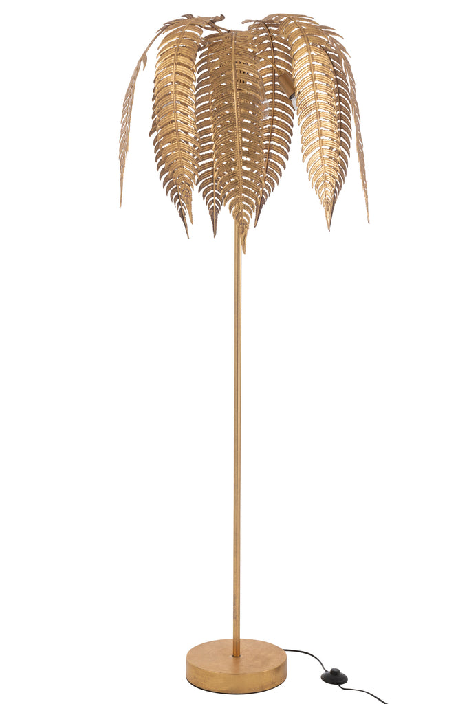 Lamp Leafs Metaal Goud
