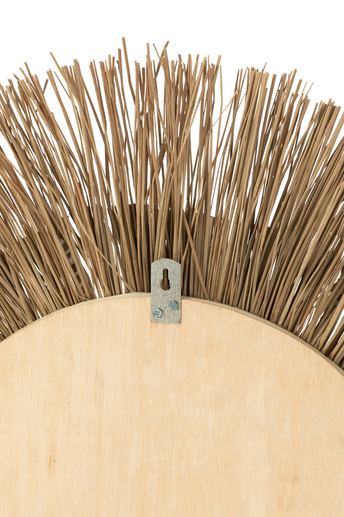 Mirror Melissa Straw Natural/Zwart Groot