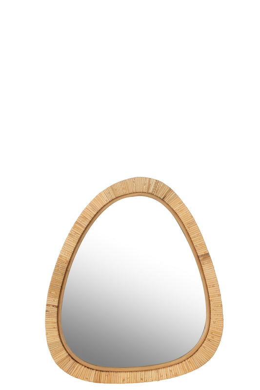 Spiegel Paille Rotan/Glas Natuurlijk Klein