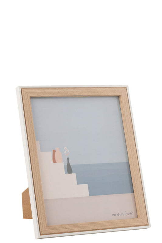 Fotolijst Chloe Mdf Naturel/Wit Groot