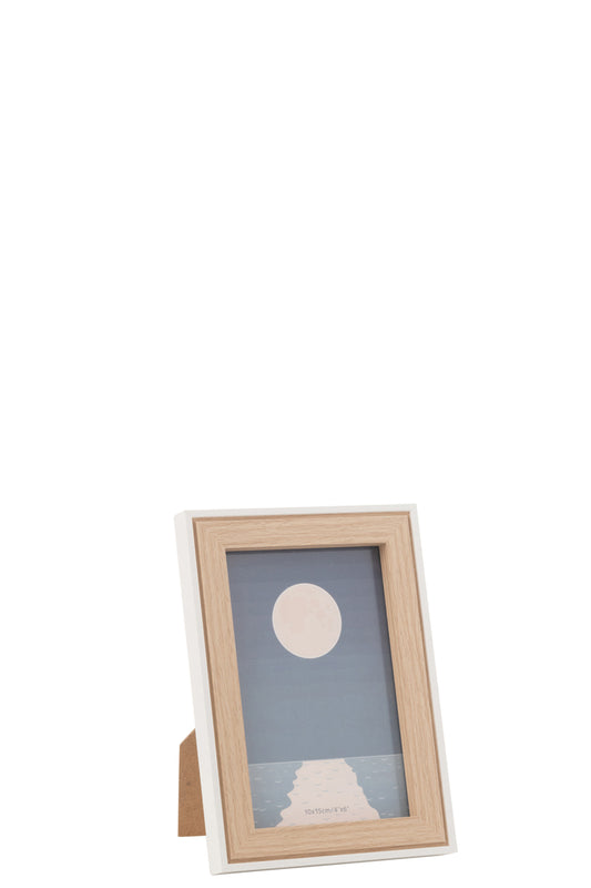 Fotolijst Chloe Mdf Naturel/Wit Klein