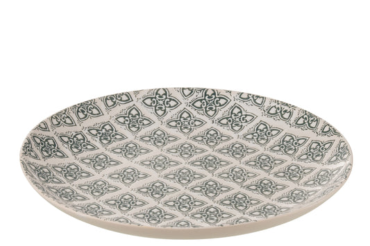 Bord Decoratief Kousa Porselein Blauw/Wit