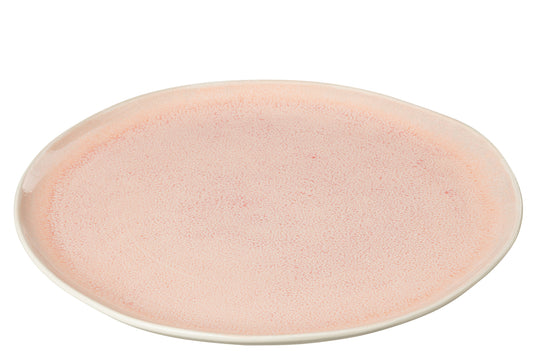 Bord Lara Porselein Zalm Groot