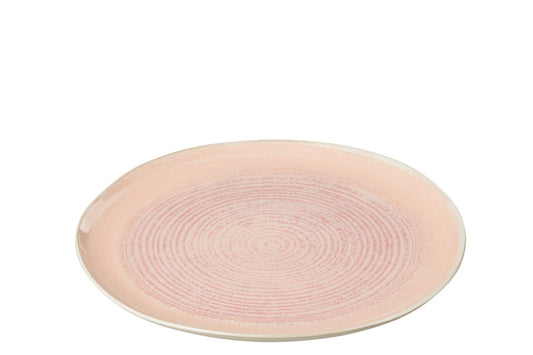 Bord Lara Porselein Zalm Medium