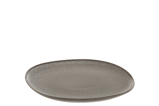 Bord Louise Keramiek Bruin Medium
