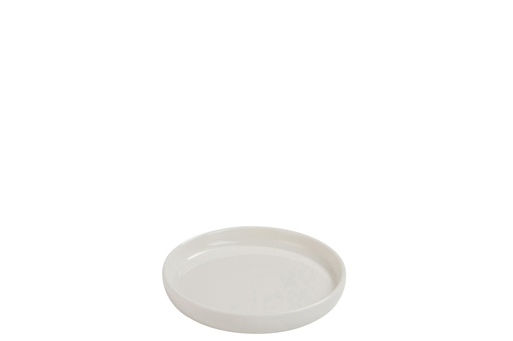 Bordje Small Edge Porselein Wit