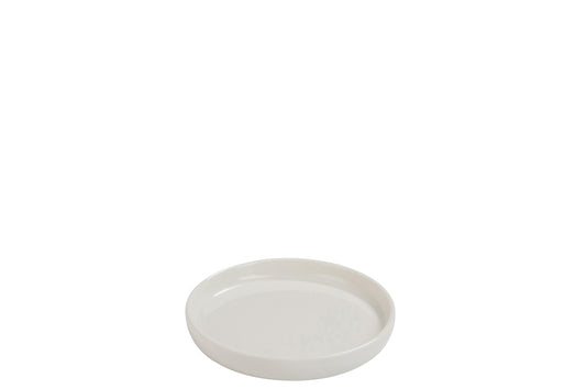 Bordje Small Edge Porselein Wit