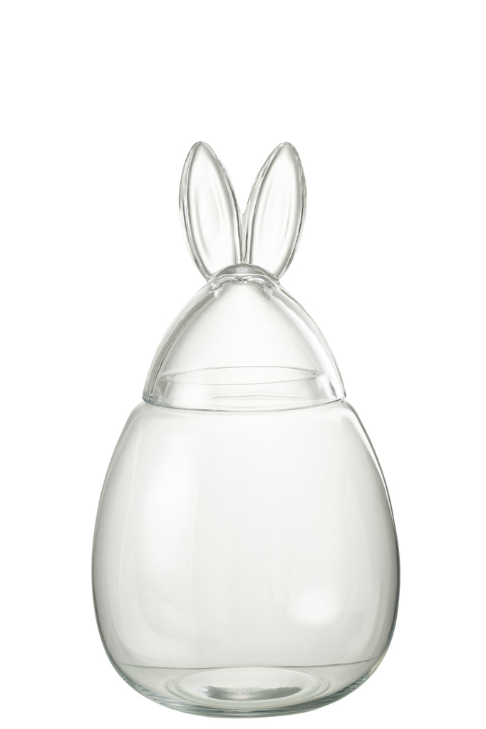 Pot Konijn Glas Transparant Groot